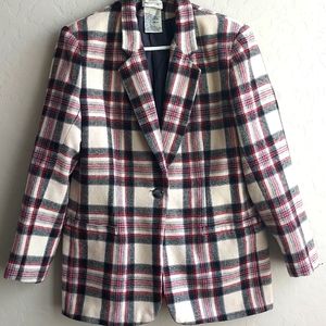 Woman's Blazer Plaid